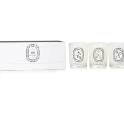 Mini Candle Coffret: (Baies, Figuier, Roses)