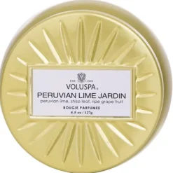 Mini Tin Candle - Peruvian Lime Jardin