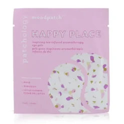 Moodpatch - Happy Place Inspiring Tea-Infused Aromatherapy Eye Gels (Rose+Hibiscus+Lotus Flower)