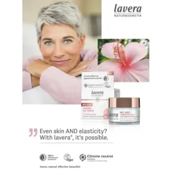 My Age Eye & Lip Contour Cream With Organic Hibiscus & Ceramides - For Mature Skin