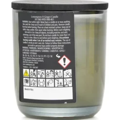 Natural Wax Candle - Lemongrass & Ginger
