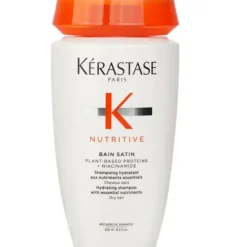 Nutritive Bain Satin Hydrating Shampoo With Essential Nutriments (Dry Hair)