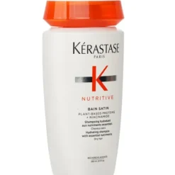 Nutritive Bain Satin Hydrating Shampoo With Essential Nutriments (Dry Hair)
