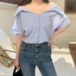 Off-shoulder Shirt
