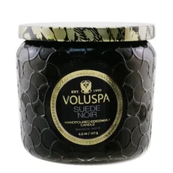 Petite Jar Candle - Suede Noir