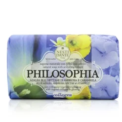 Philosophia Natural Soap - Collagen - Blue Azalea, Ambrosia Nectar & Starfruit With Vegetal Collagen & Ginseng