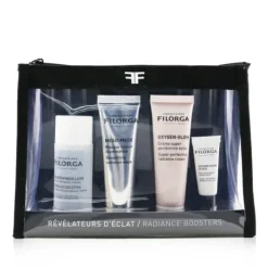 Radiance Boosters Set: Micellar Solution 50ml + Meso-Mask 30ml + Oxygen-Glow Cream 30ml + Oxygen-Glow Eye Cream 4ml