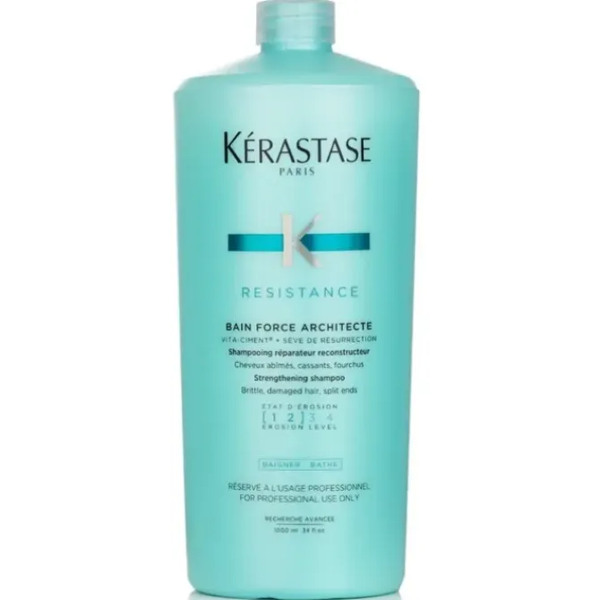 Resistance Bain Force Architecte Strengthening Shampoo (For Brittle, Damaged Hair, Split Ends)