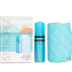 Self Tan Express Mini Kit: Tinted Tanning Mousse 50ml + Application Mitt