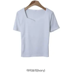 Slim Fit Sweetheart Neckline Top