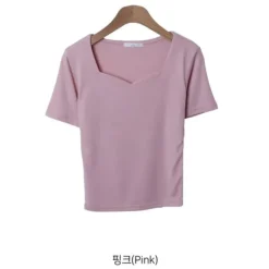 Slim Fit Sweetheart Neckline Top