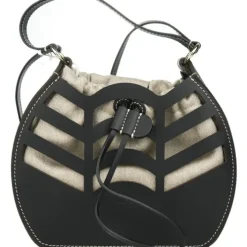 Small kayan round bucket bag