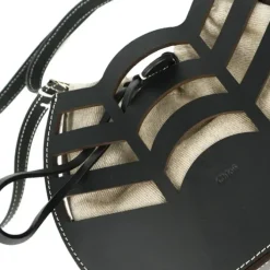 Small kayan round bucket bag