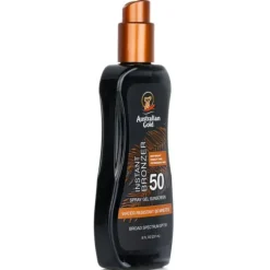 Spray Gel Sunscreen SPF 50 with Instant Bronzer
