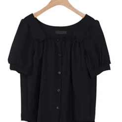 Square Neck Puff Sleeve Blouse