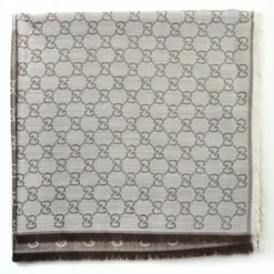 Square Scarf 281942 Beige/L. Brown