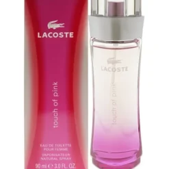 Touch of Pink by Lacoste for Women - 3 oz EDT Spray