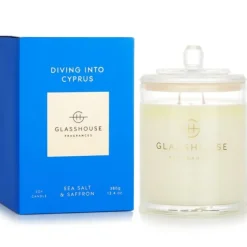 Triple Scented Soy Candle - Diving Into Cyprus (Sea Salt & Saffron)