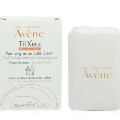 TriXera Nutrition Cold Cream Ultra-Rich Face & Body Cleansing Bar - For Dry to Very Dry Sensitive Skin