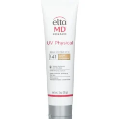 UV Physical Water-Resistant Facial Sunscreen SPF 41 (Tinted) - For Normal to Oily Skin