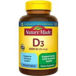 Vitamin D3 1000 IU (25mcg)