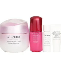 White Lucent Holiday Set: Gel Cream 50ml + Cleansing Foam 5ml + Softener Enriched 7ml + Ultimune Concentrate 10ml
