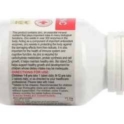 Zinc Chewable Tablets