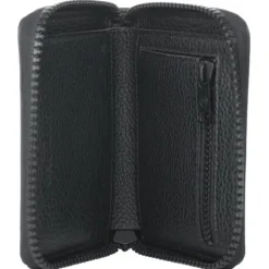 Zip-around compact wallet